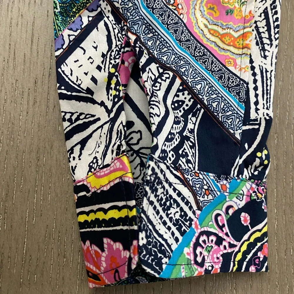 NWT Lauren Ralph Lauren Multi Color Fash 3 Paisley Pattern Button Down Shirt Sm - Picture 10 of 15